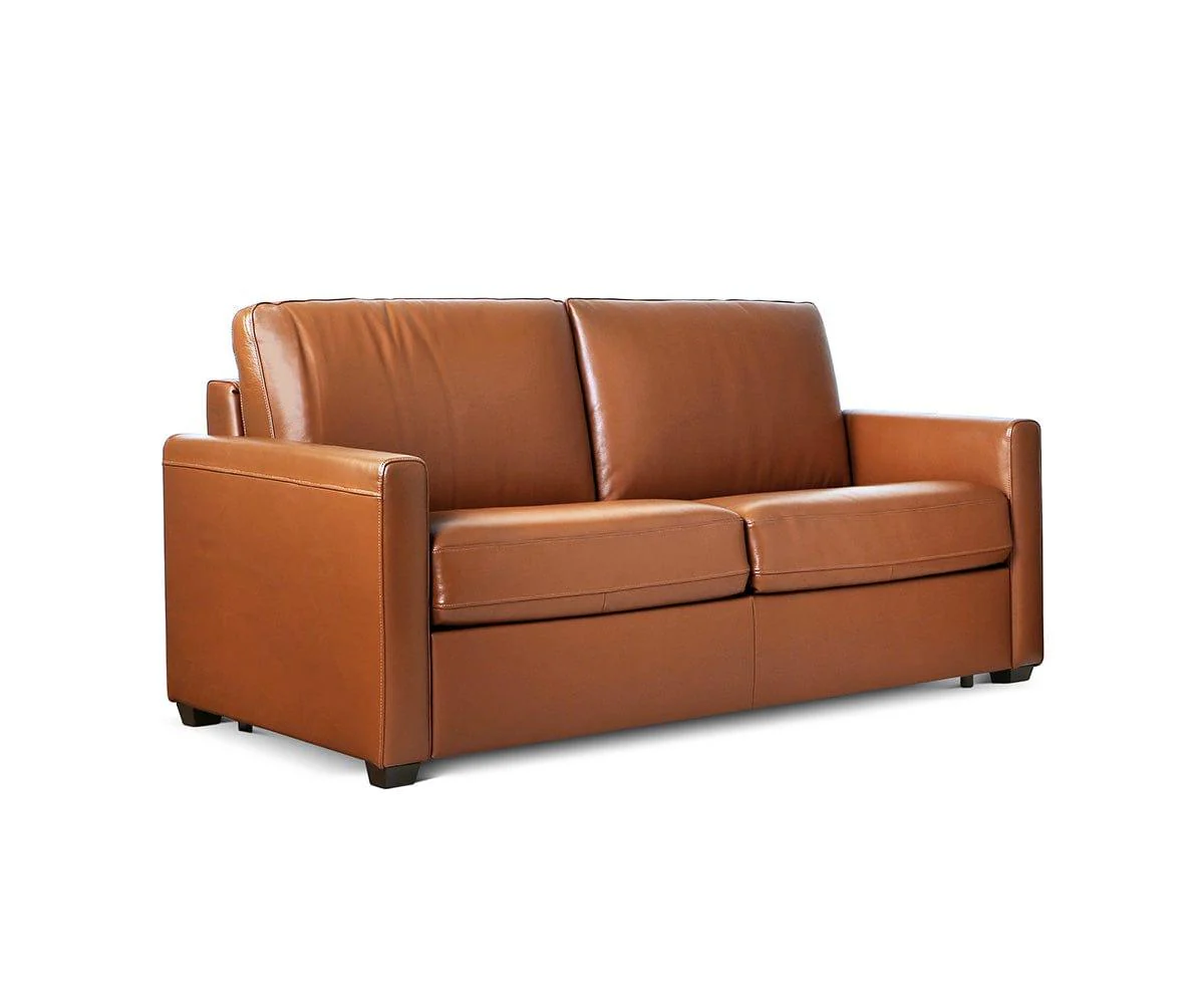 Jonas Leather Full Sleeper Sofa - Image 7