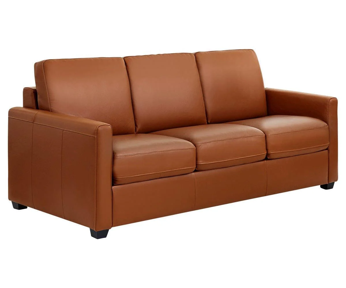 Jonas Leather Queen Sleeper Sofa - Image 4