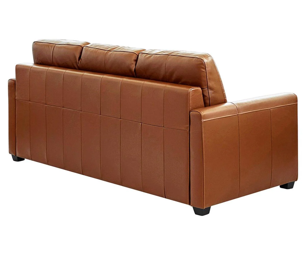 Jonas Leather Queen Sleeper Sofa - Image 6