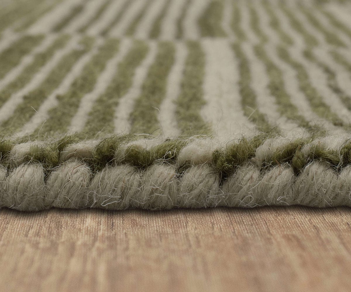 Karastan Broken Stripe Rug - Moss - Image 3