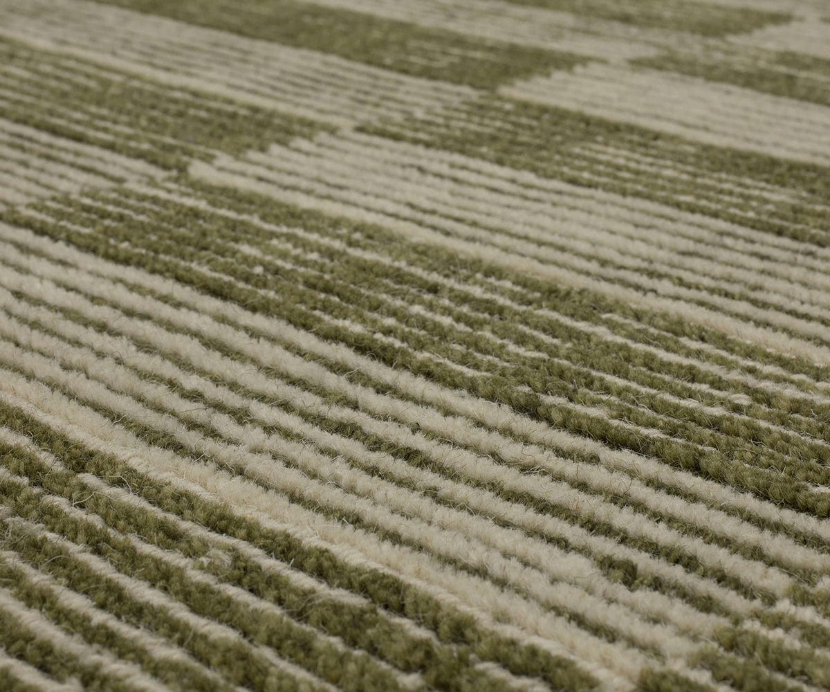 Karastan Broken Stripe Rug - Moss - Image 4