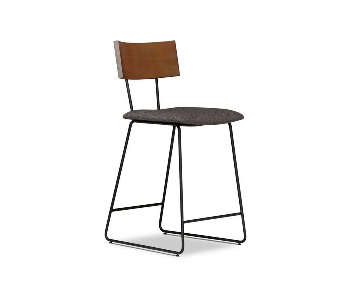Karsten Counter Stool with Back - Image 2