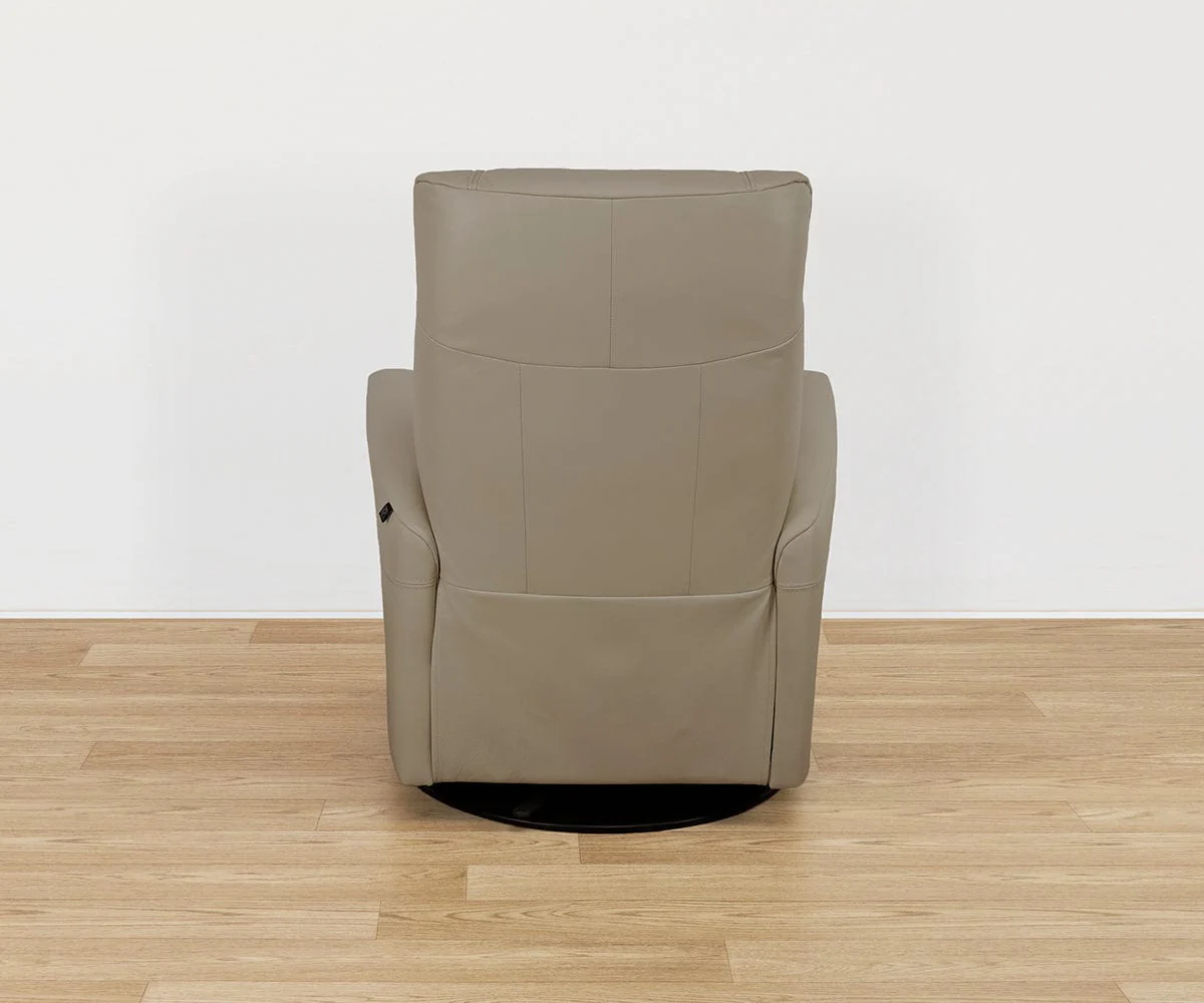 Lathan Manual Leather Recliner - Image 5