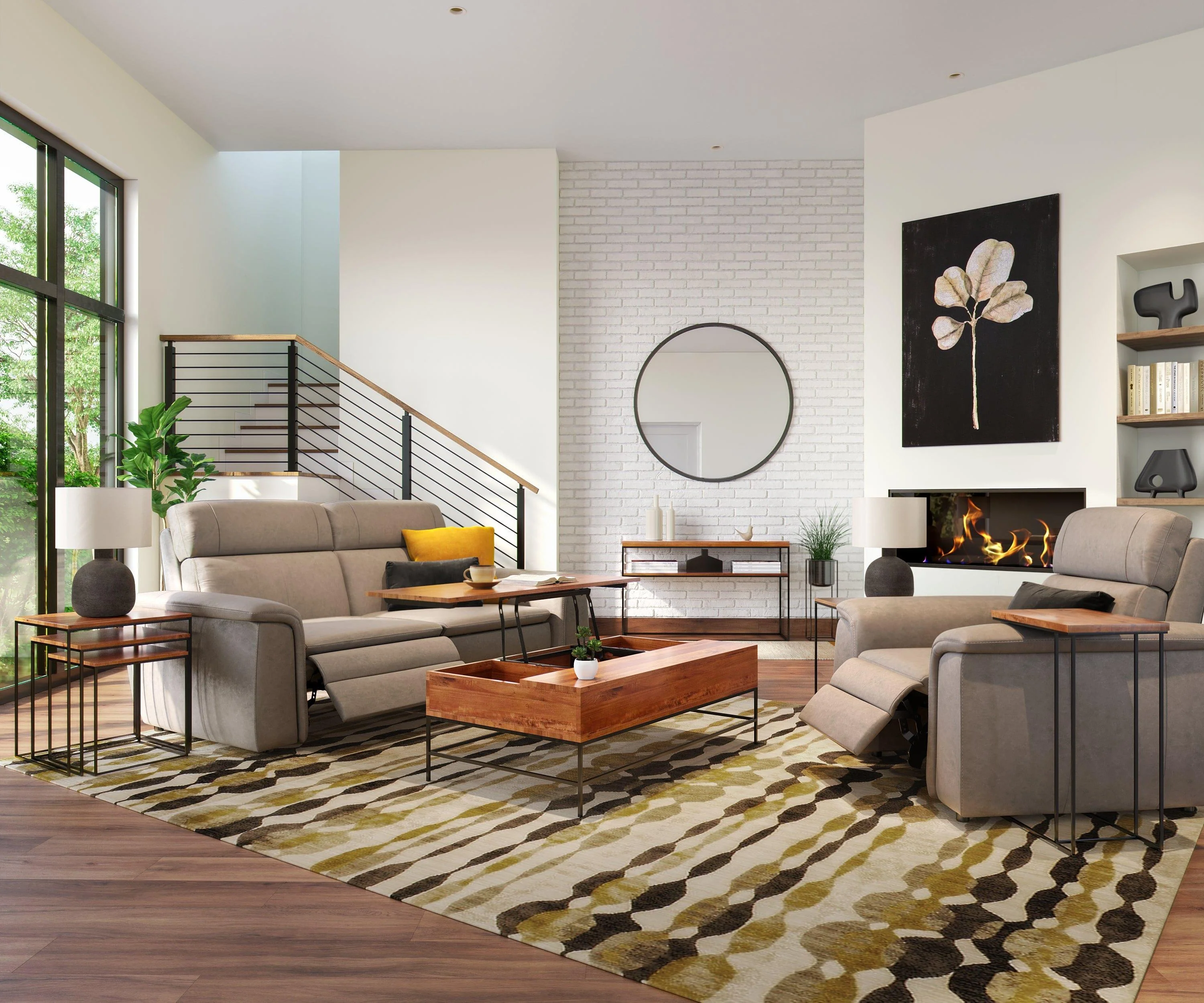 Leende Lift Top Storage Coffee Table - Image 3