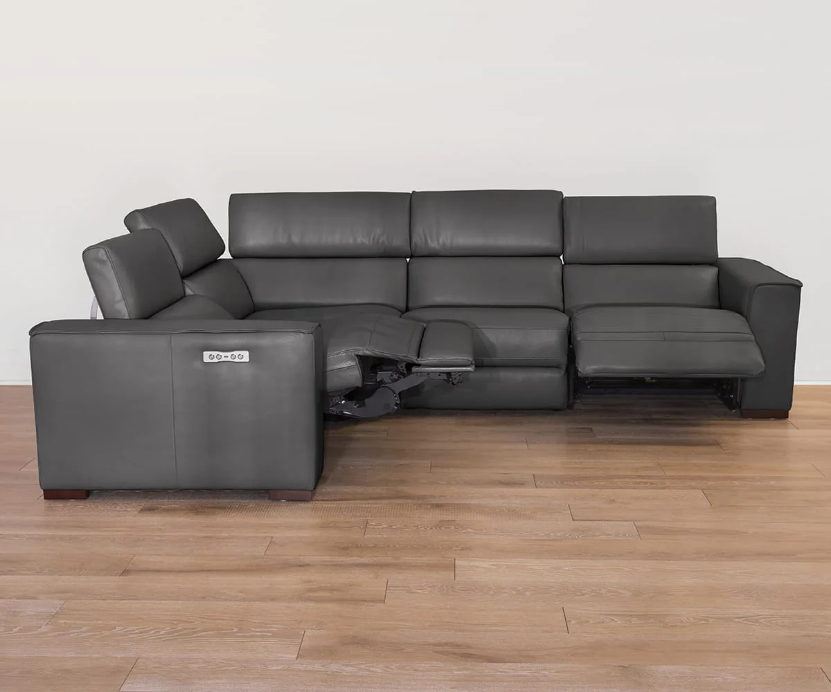 Lewen 4-Piece Modular Power Motion Sectional - Image 5
