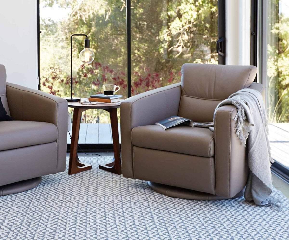 Linus Swivel Glider Chair - Image 4
