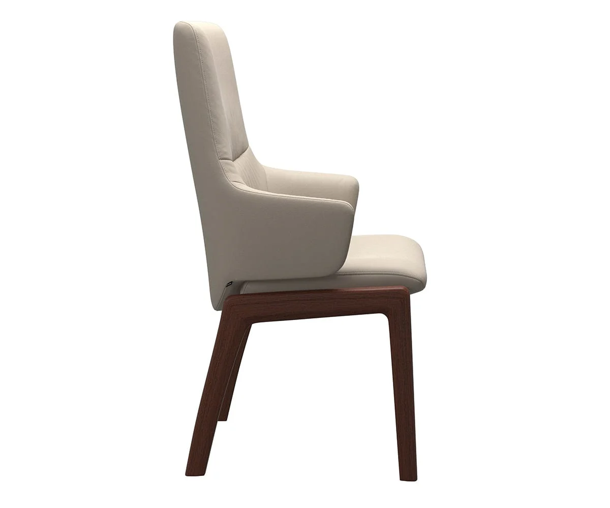 Mint Leather Dining Armchair - Image 2