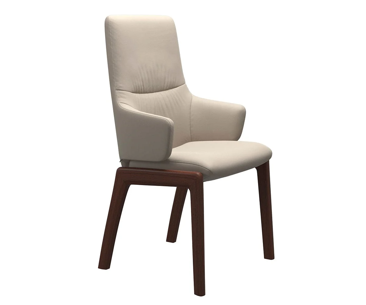 Mint Leather Dining Armchair - Image 4