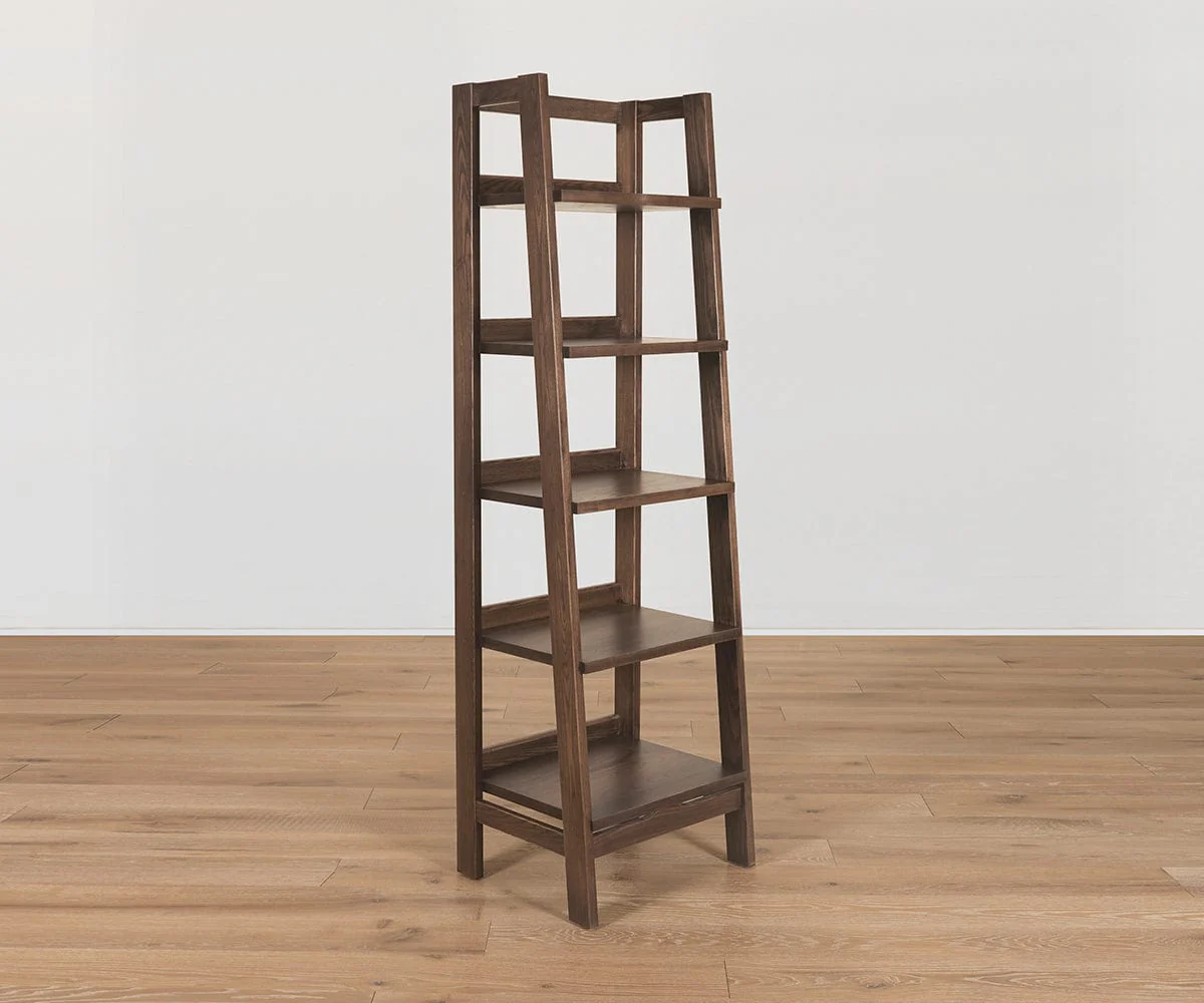 Wood Castle Myles Slim Bookcase - Image 2