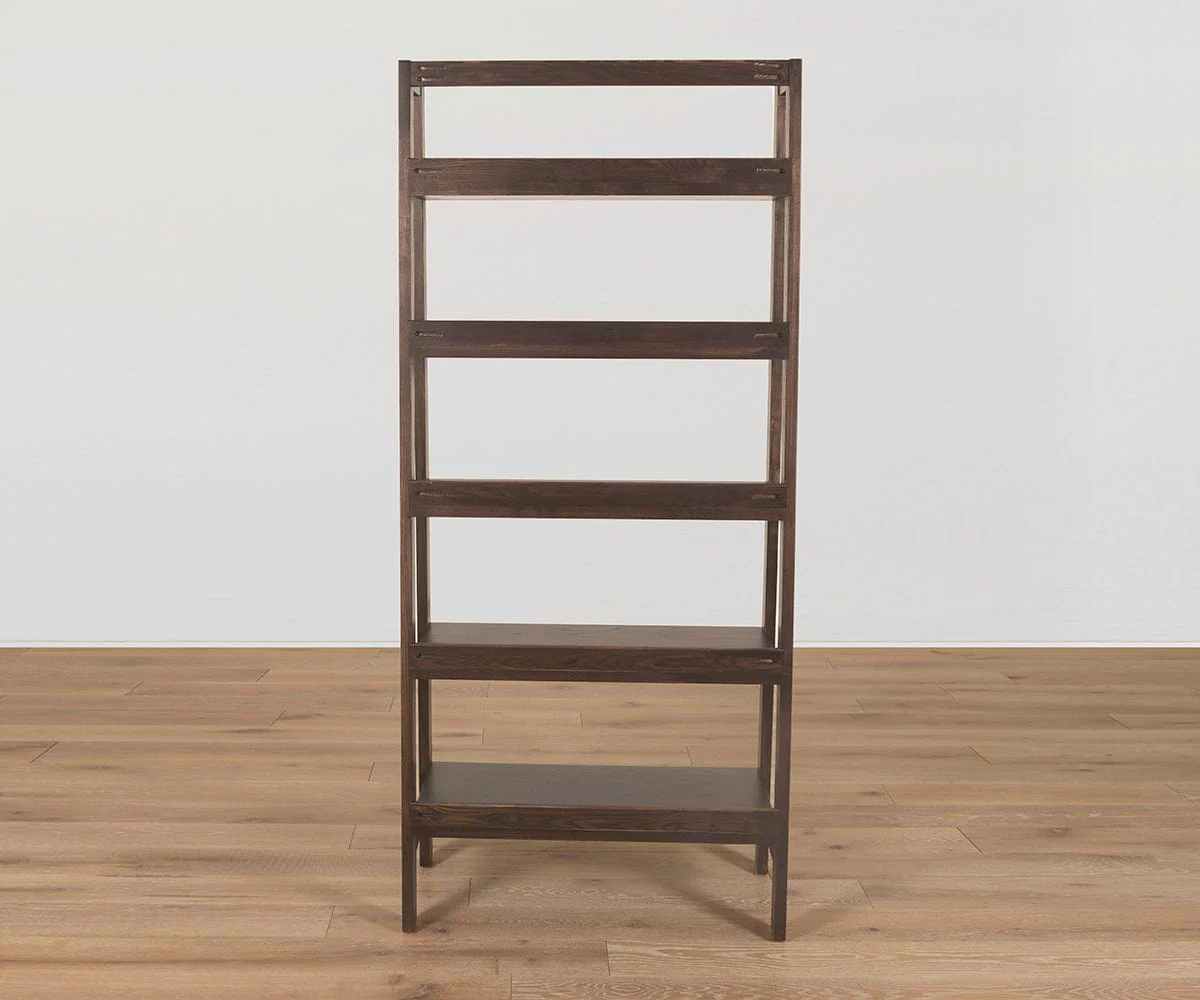 Wood Castle Myles Wide Bookcase - Image 3