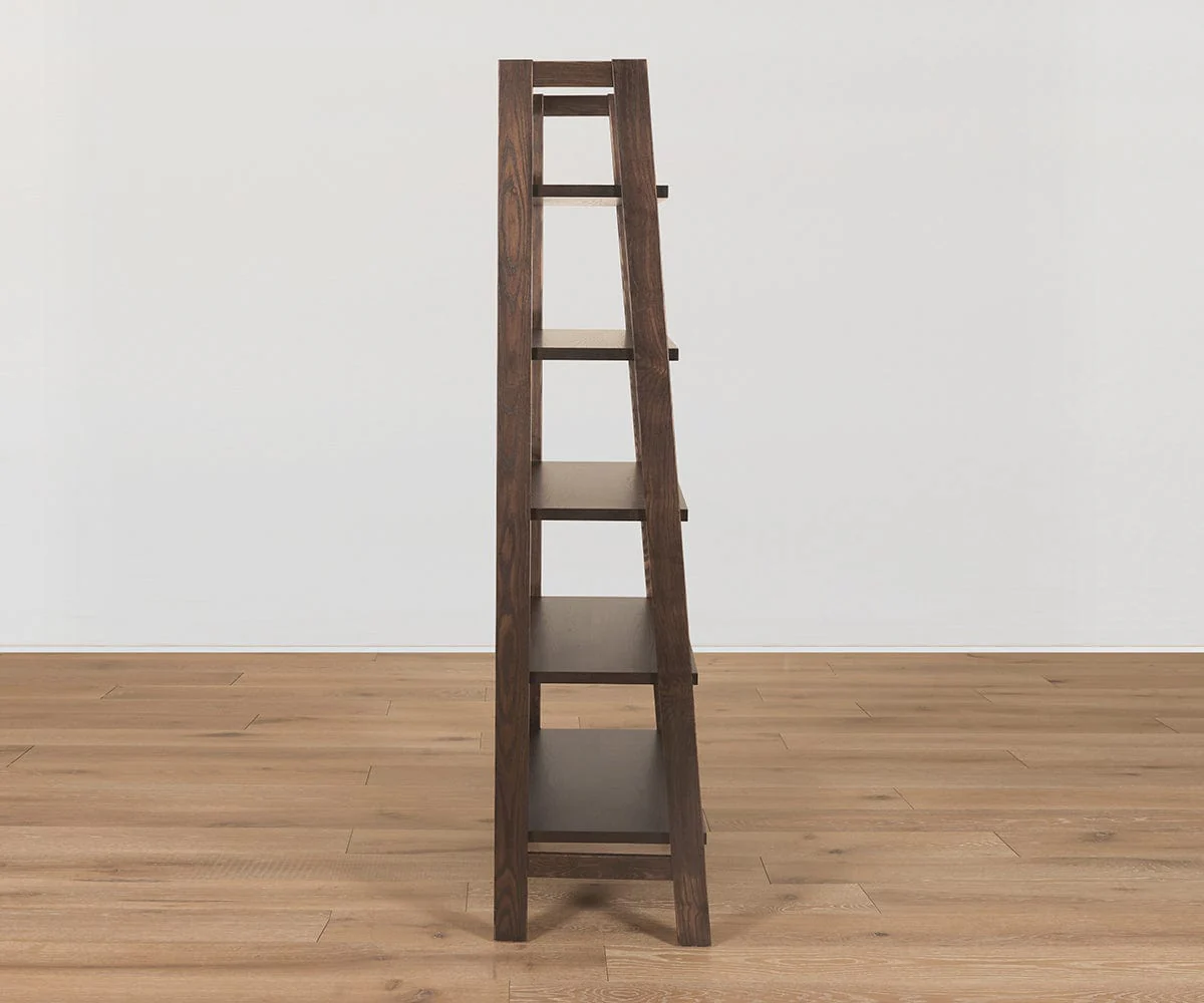 Wood Castle Myles Wide Bookcase - Image 5