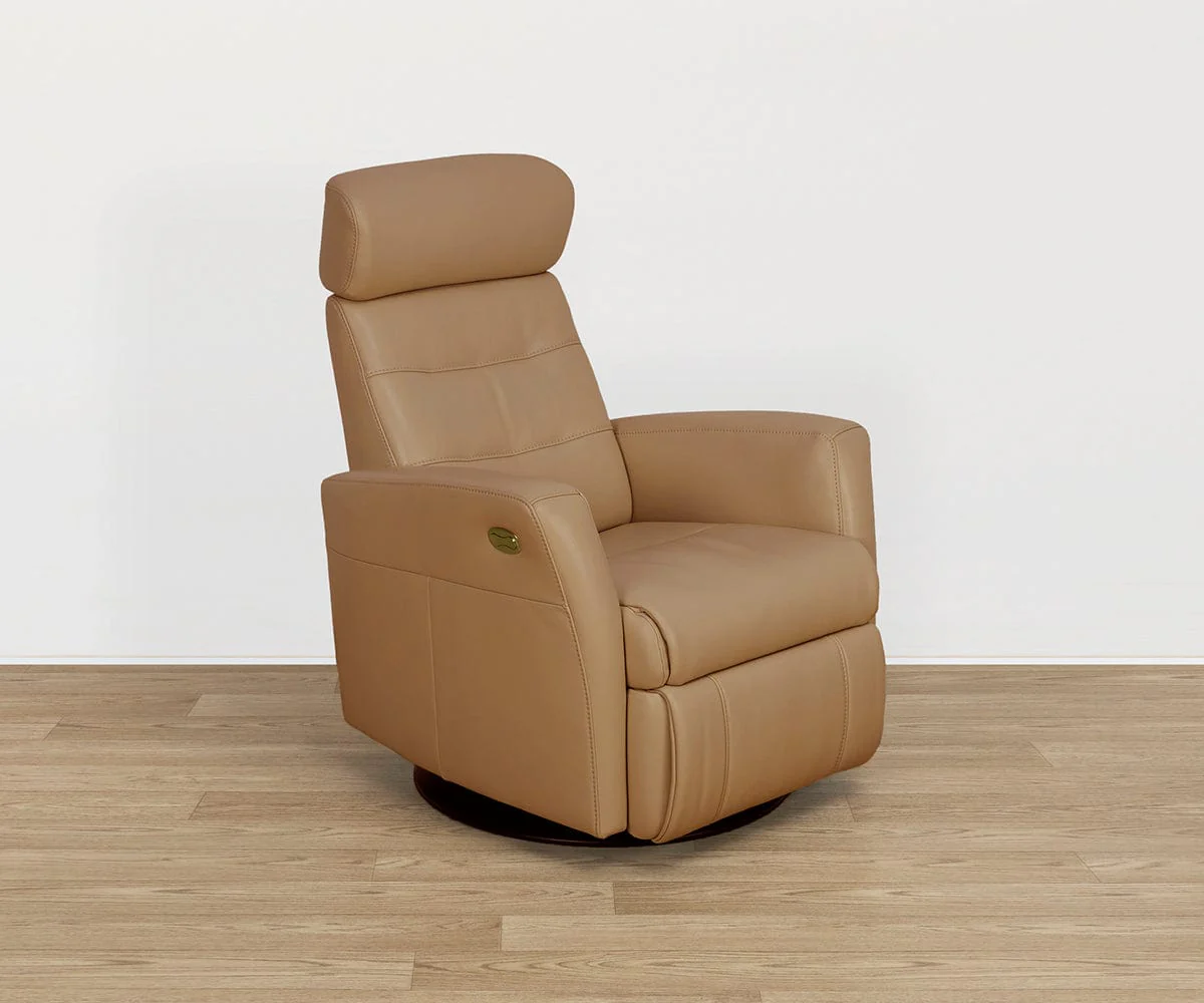 Norrell Power Leather Recliner - Image 3