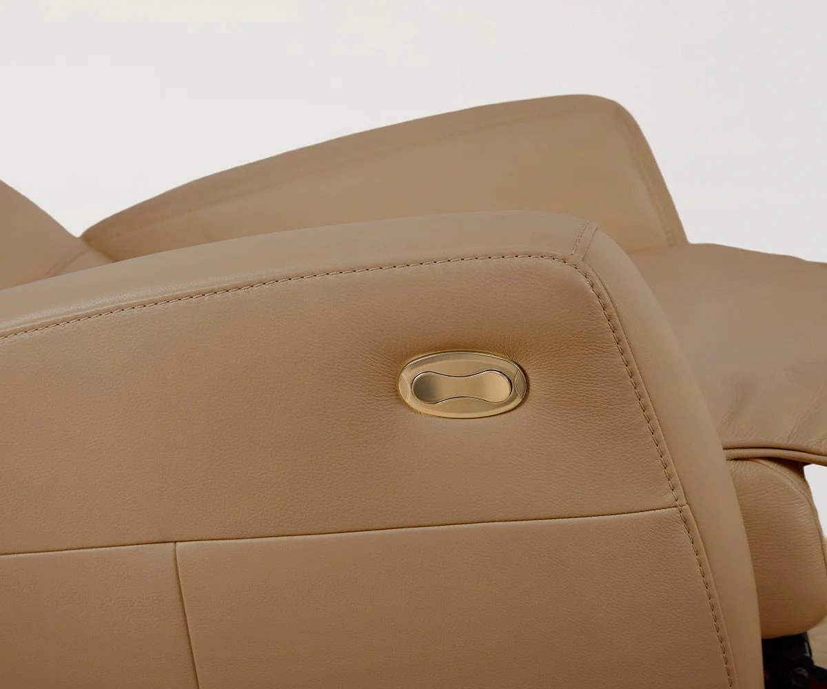 Norrell Power Leather Recliner - Image 7