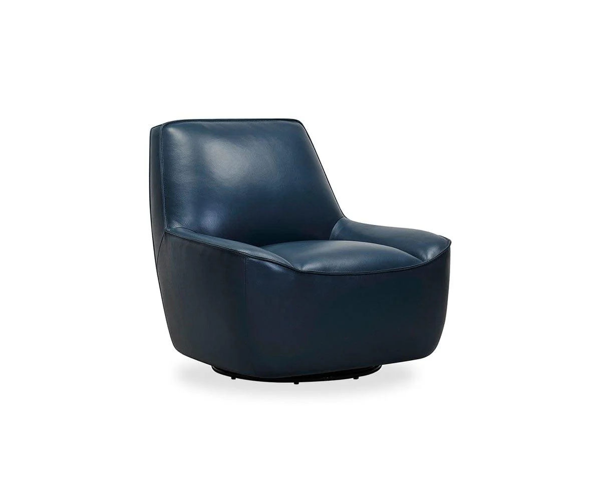 Rost Leather Swivel Chair - Image 3