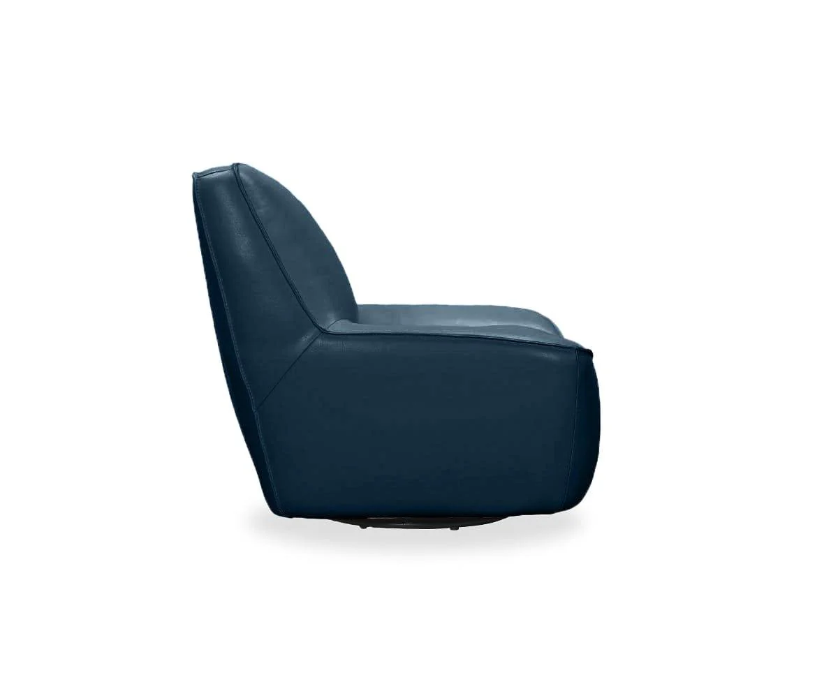Rost Leather Swivel Chair - Image 4
