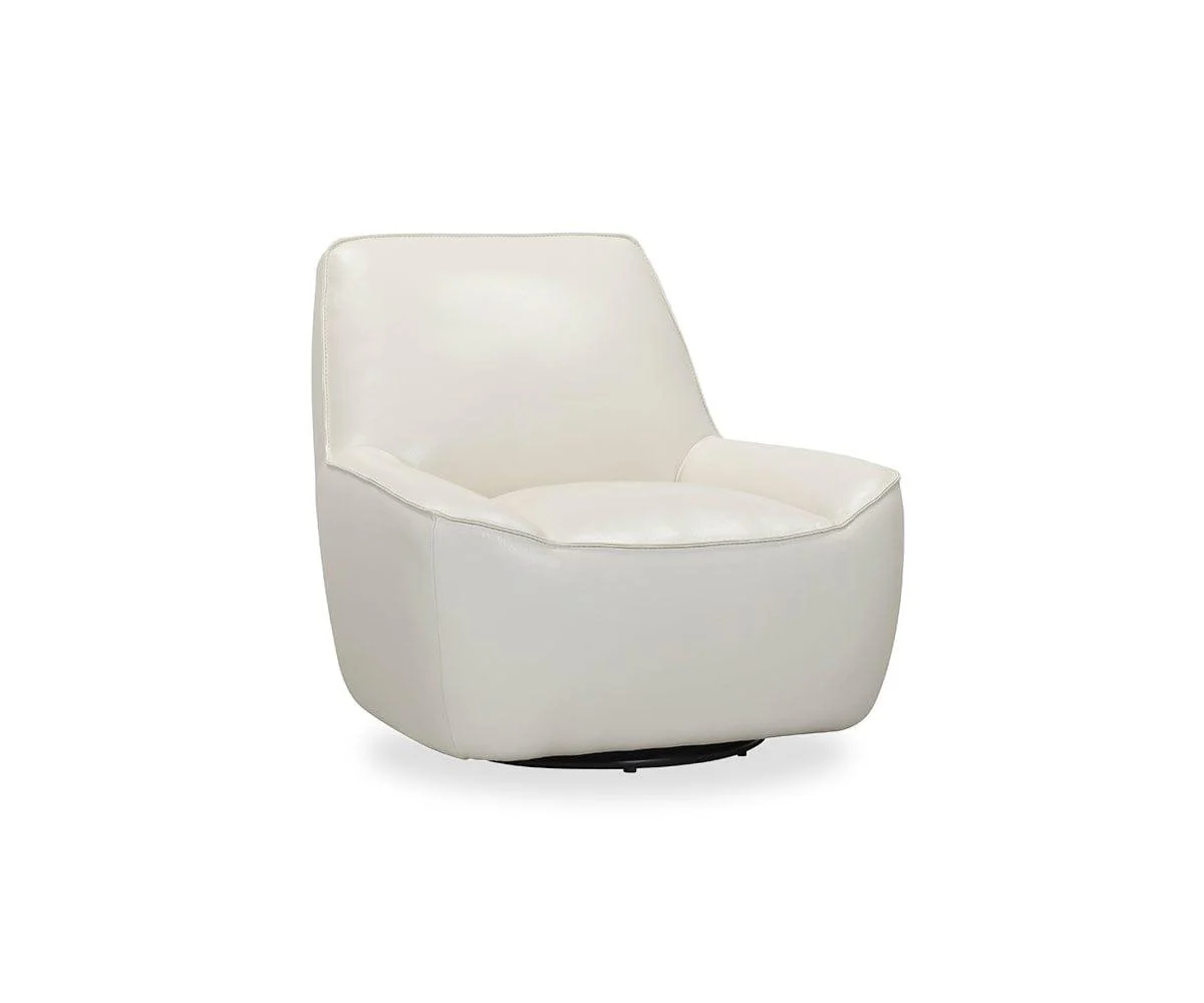 Rost Leather Swivel Chair - Image 5