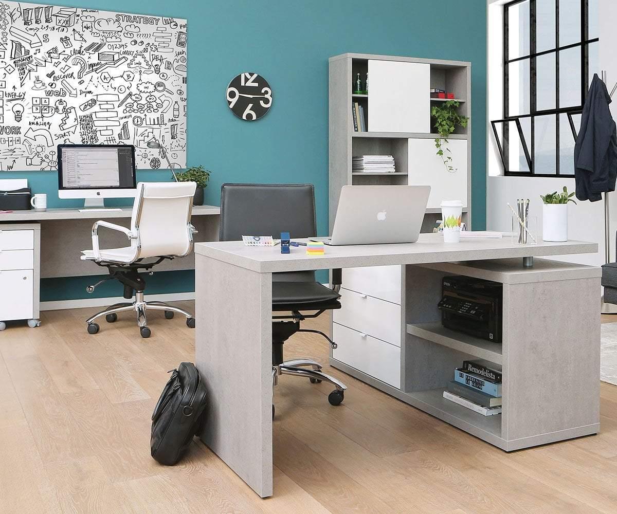 Sten 60" Desk With Storage Return - Image 3