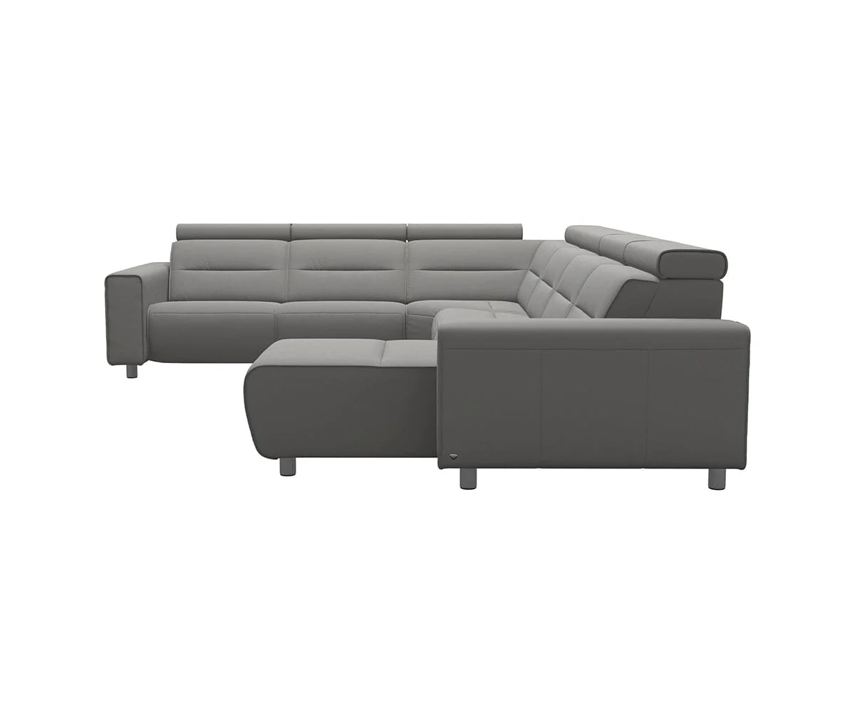 Stressless® Emily Leather Power Reclining Sectional - Large - Image 3