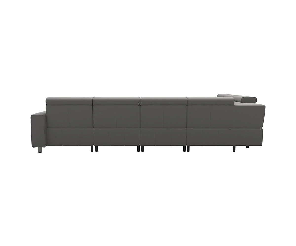 Stressless® Emily Leather Power Reclining Sectional - Large - Image 4