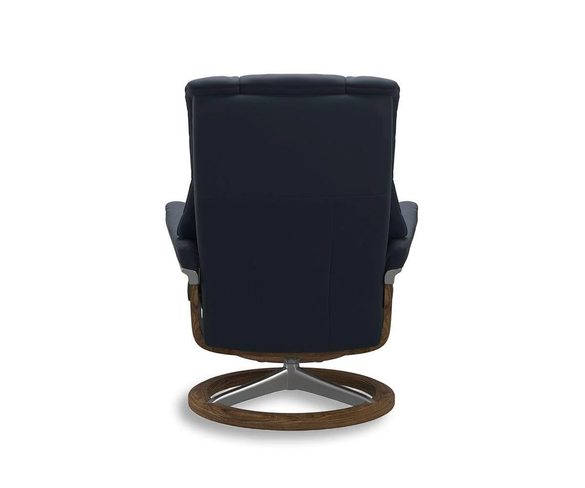 Stressless® Mayfair Recliner & Ottoman with Signature Base - Image 5