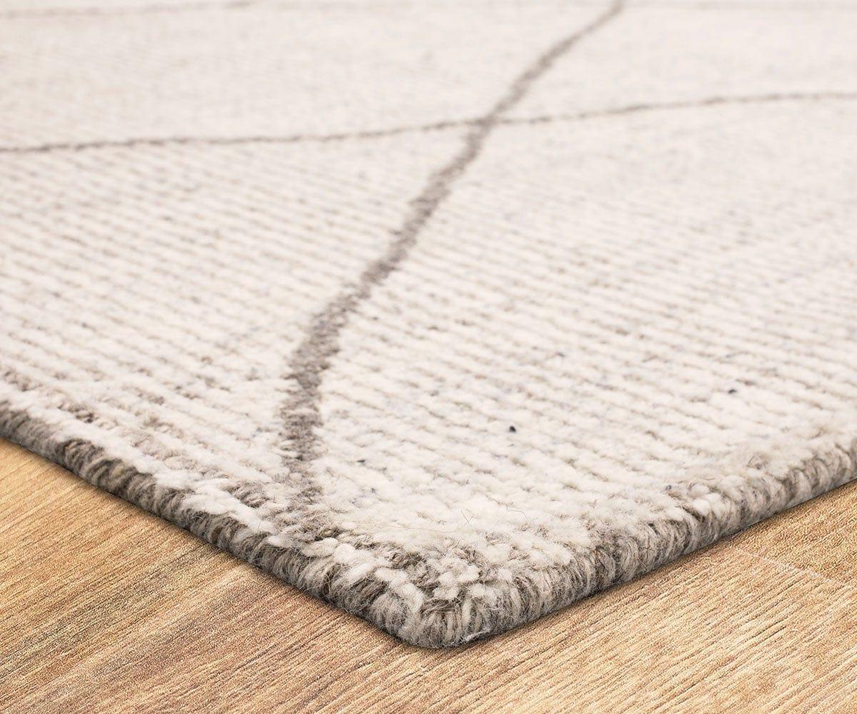 Karastan Tangier Tribal Diamond Rug Runner - Silver - Image 3