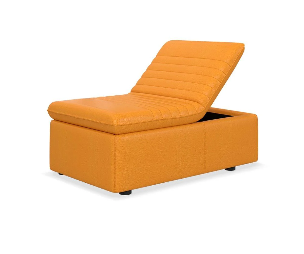 Tobi Leather Storage Ottoman & Chair - Image 12
