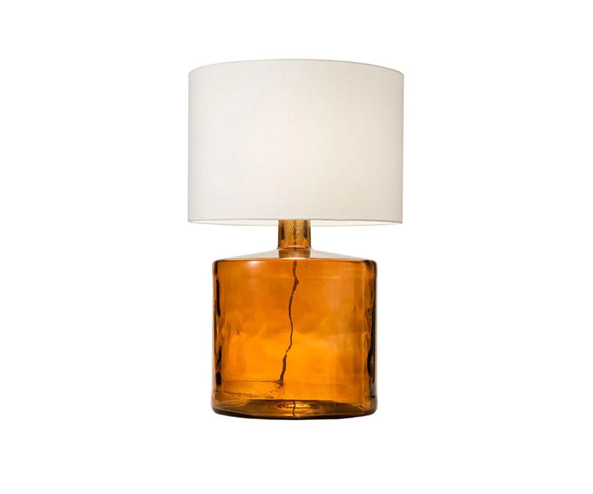 Translucent Glass Lamp - Amber - Image 4