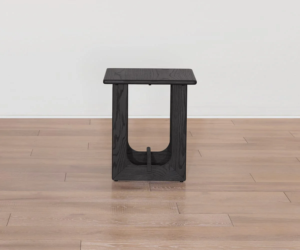 Unni Square End Table - Dark Oak - Image 4