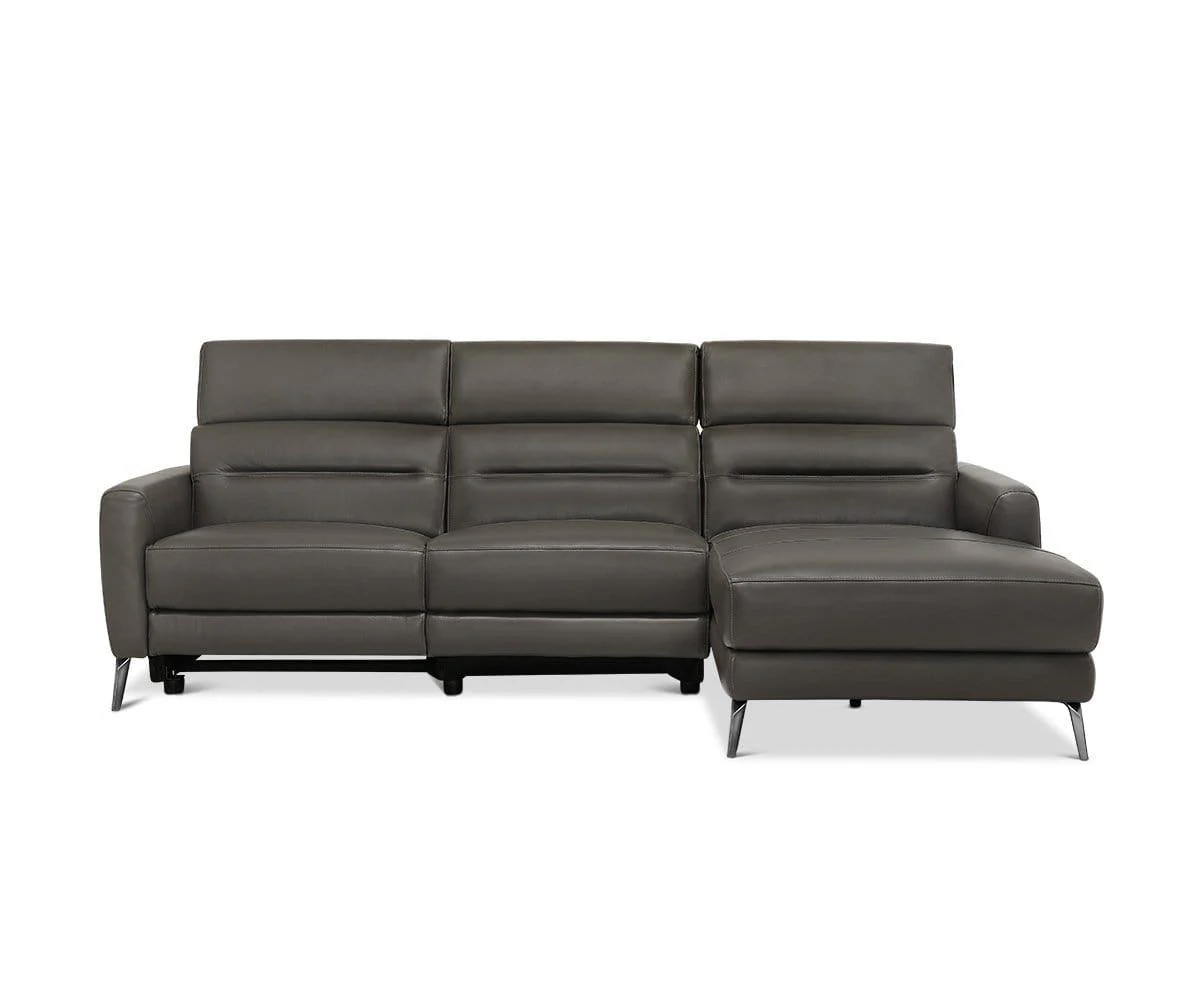 Vetali Leather Power Reclining Right Sectional - Image 7