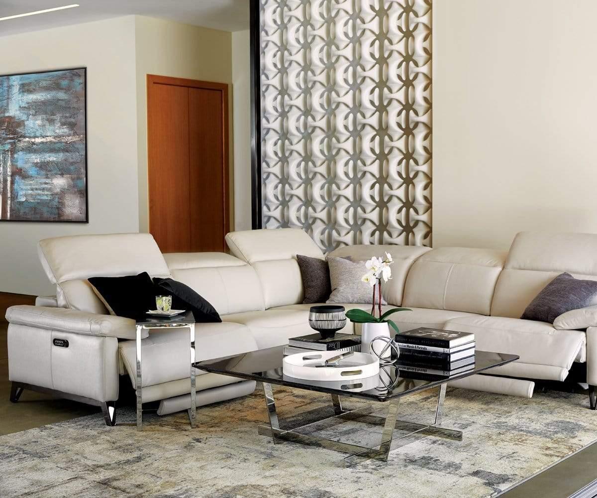 Voss Leather Power Reclining Sectional - Image 8