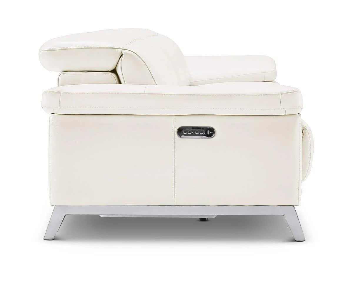 Voss Leather Power Reclining Sofa - Image 4